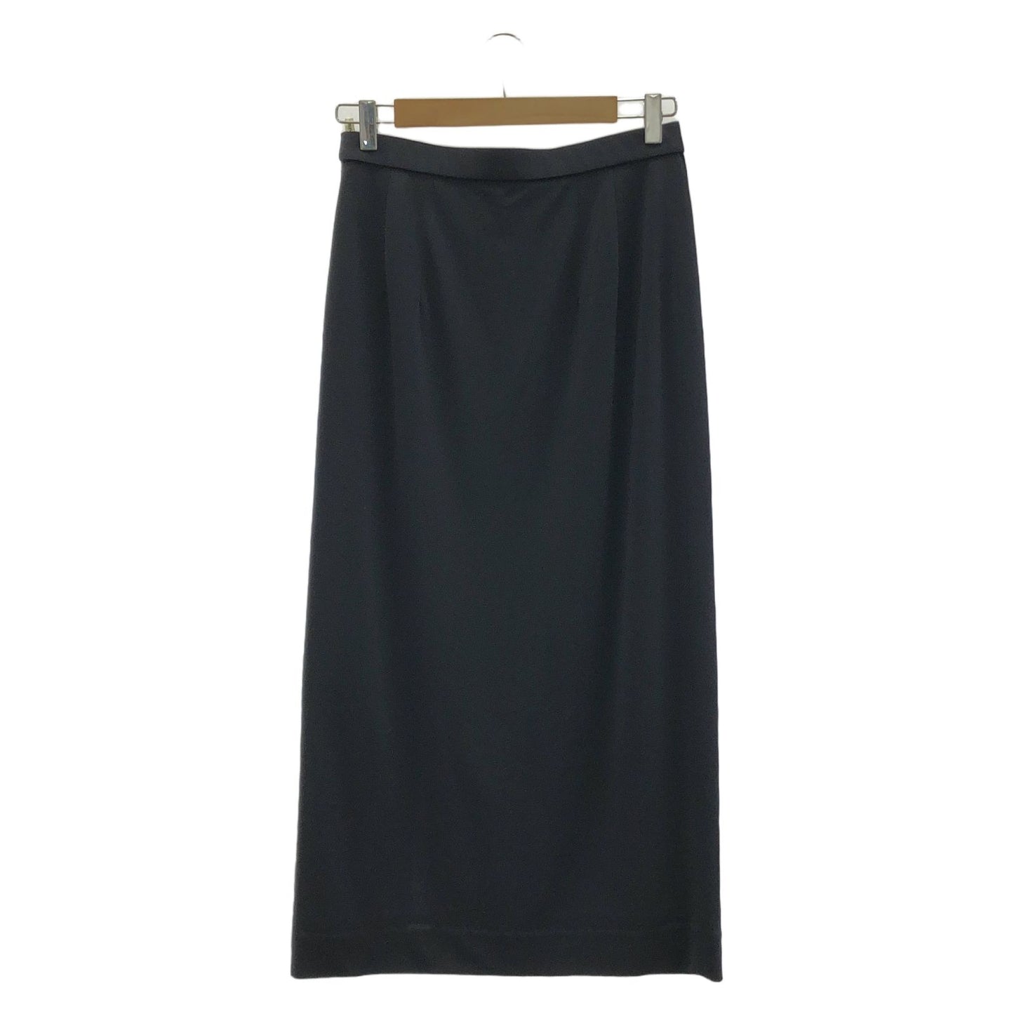 LEONARD FASHION Navy Polyester Skirt - Timeless Elegance