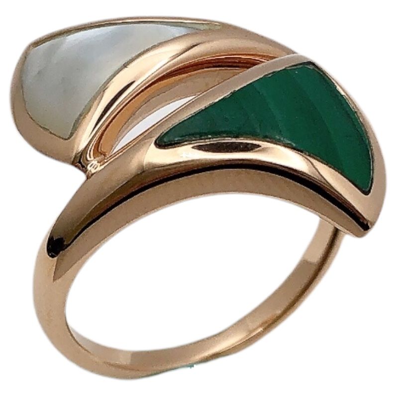 BVLGARI Diva Dream Ring in K18 Pink Gold with Mother of Pearl