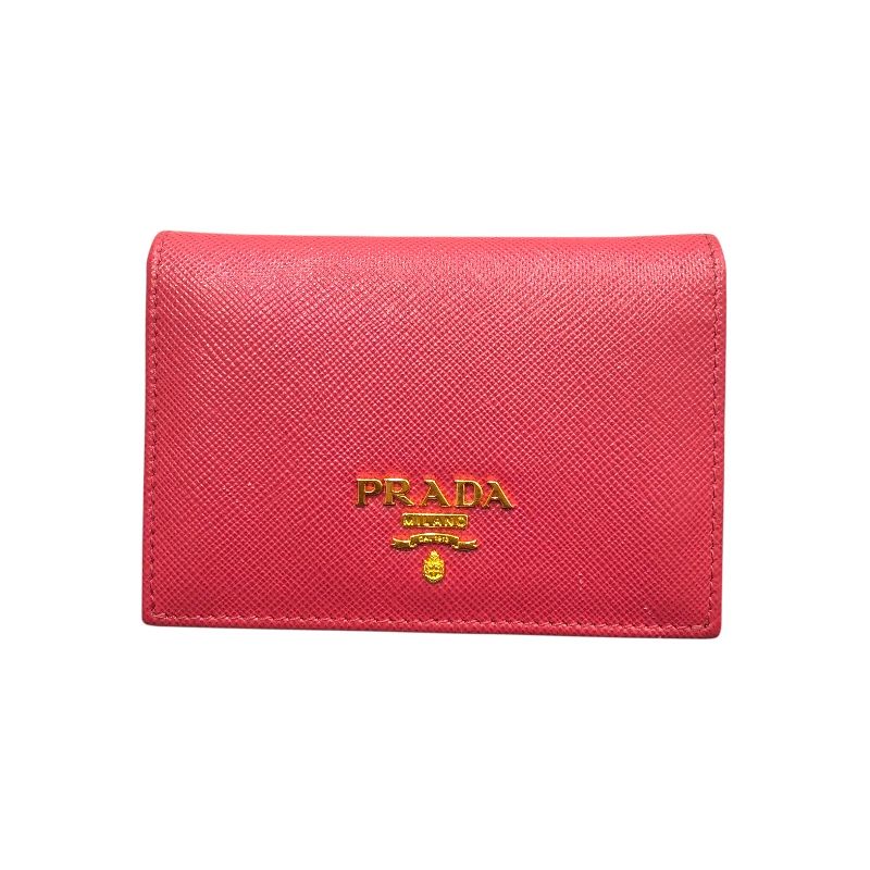 PRADA Saffiano Logo Card Case - Exquisite Luxury Accessory
