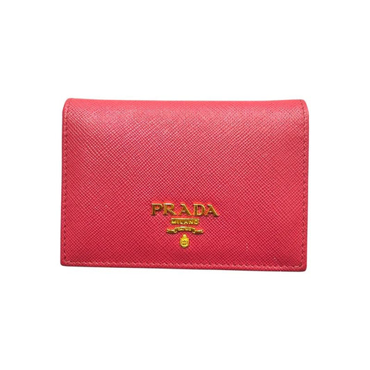 PRADA Saffiano Logo Card Case - Exquisite Luxury Accessory