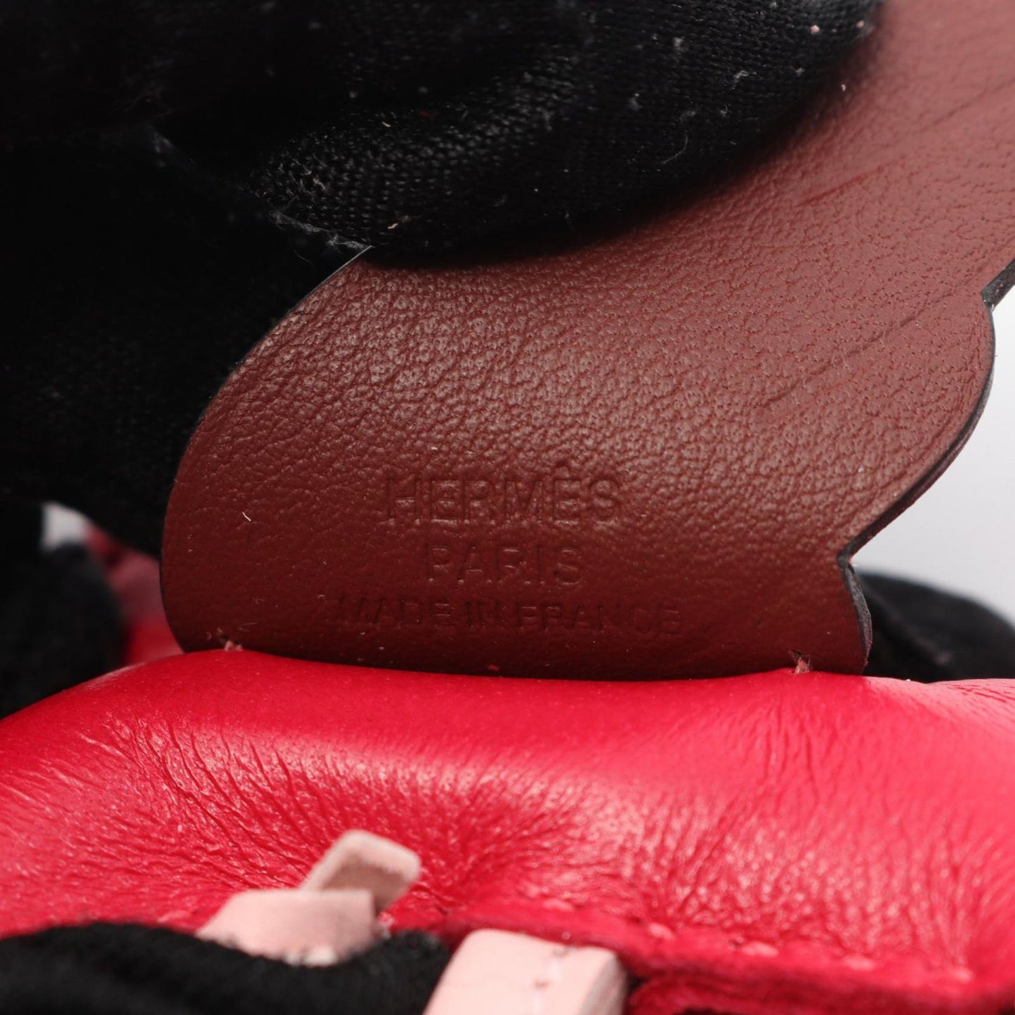 HERMES Rodeo Pegasus PM Charm in Raspberry Rose Sakura