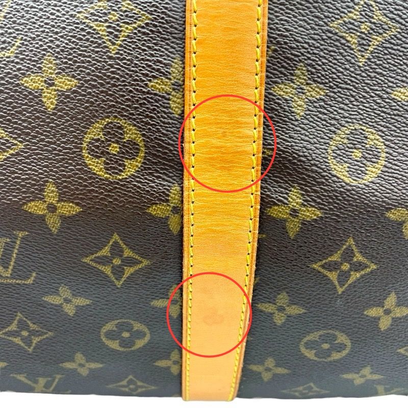 Louis Vuitton Keepall Bandoulière 60 Monogram Brown Unisex Bag