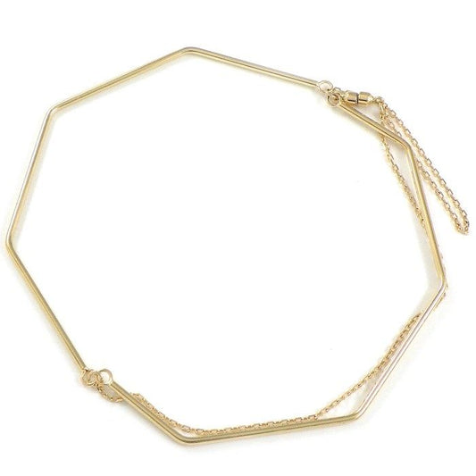 K10YG Octagonal Bracelet - Exquisite Craftsmanship