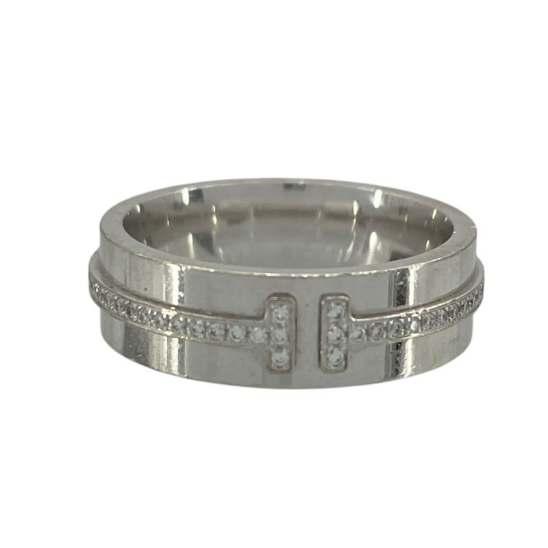 Tiffany & Co. TTWO Narrow Ring in 750WG with Diamonds