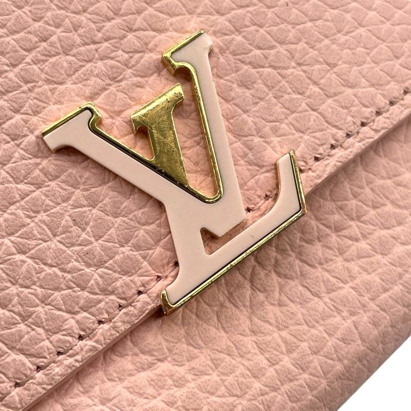 Louis Vuitton Capucines Compact Wallet in Rose Jasmine - Exquisite Craftsmanship