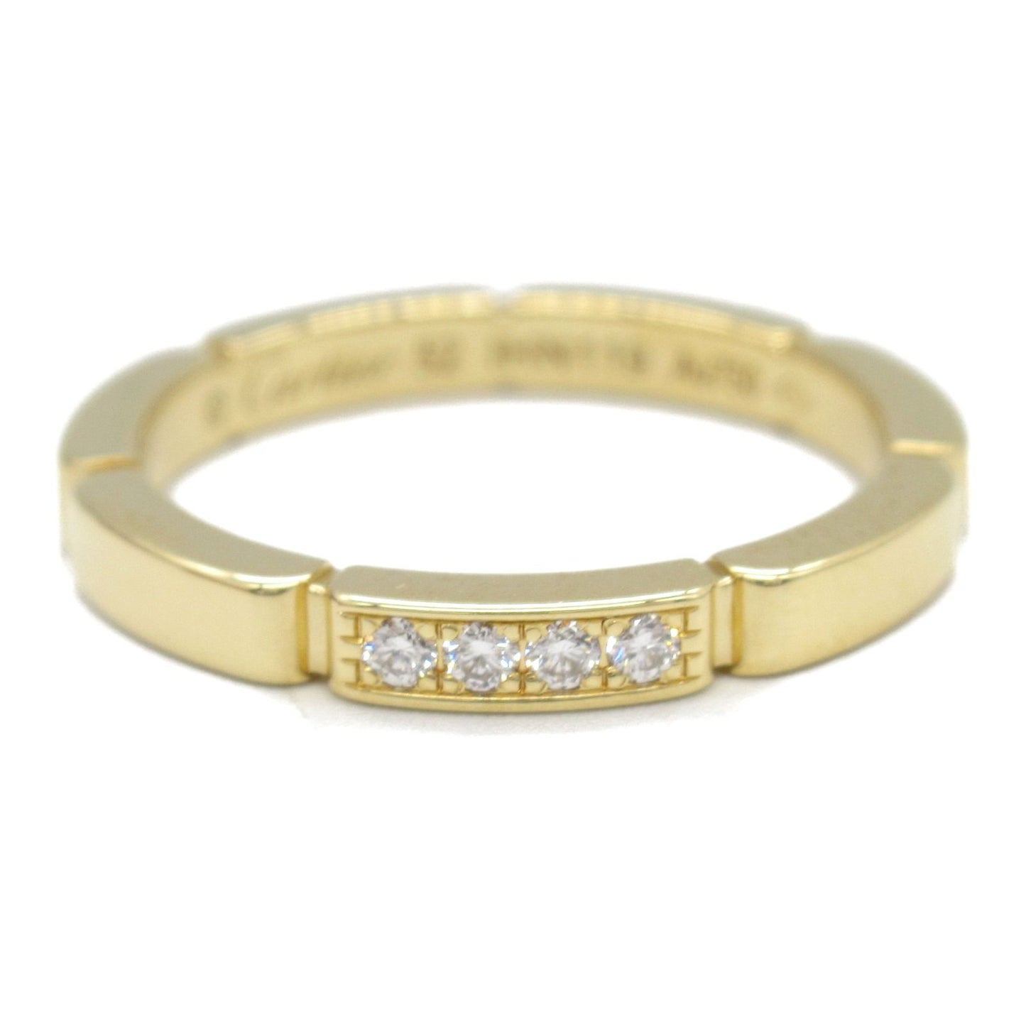 CARTIER Maillon Panthère Diamond Ring in 18K Yellow Gold