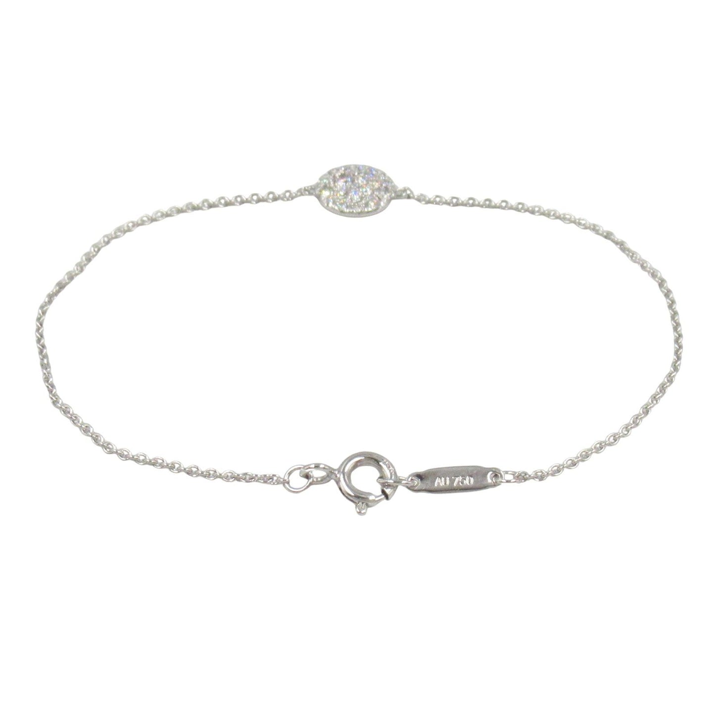 TIFFANY & CO Diamond Bracelet in K18 White Gold - Exquisite Elegance