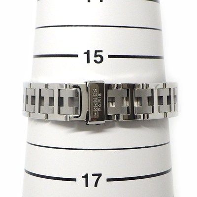 HERMES Clipper CL4.210 White Dial Quartz Watch - Timeless Elegance