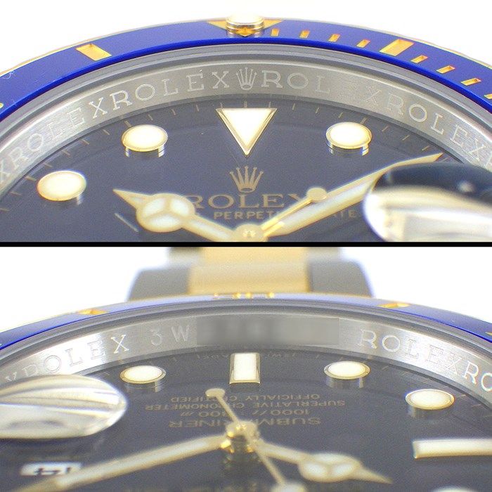 Rolex Submariner 40mm 116613LB - Blue Dial, Gold & Steel