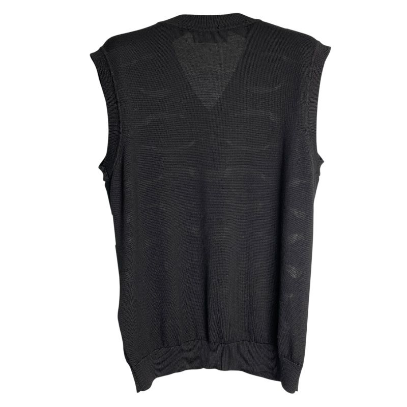 Fendi Black Wool Knit Vest - Timeless Elegance for Women