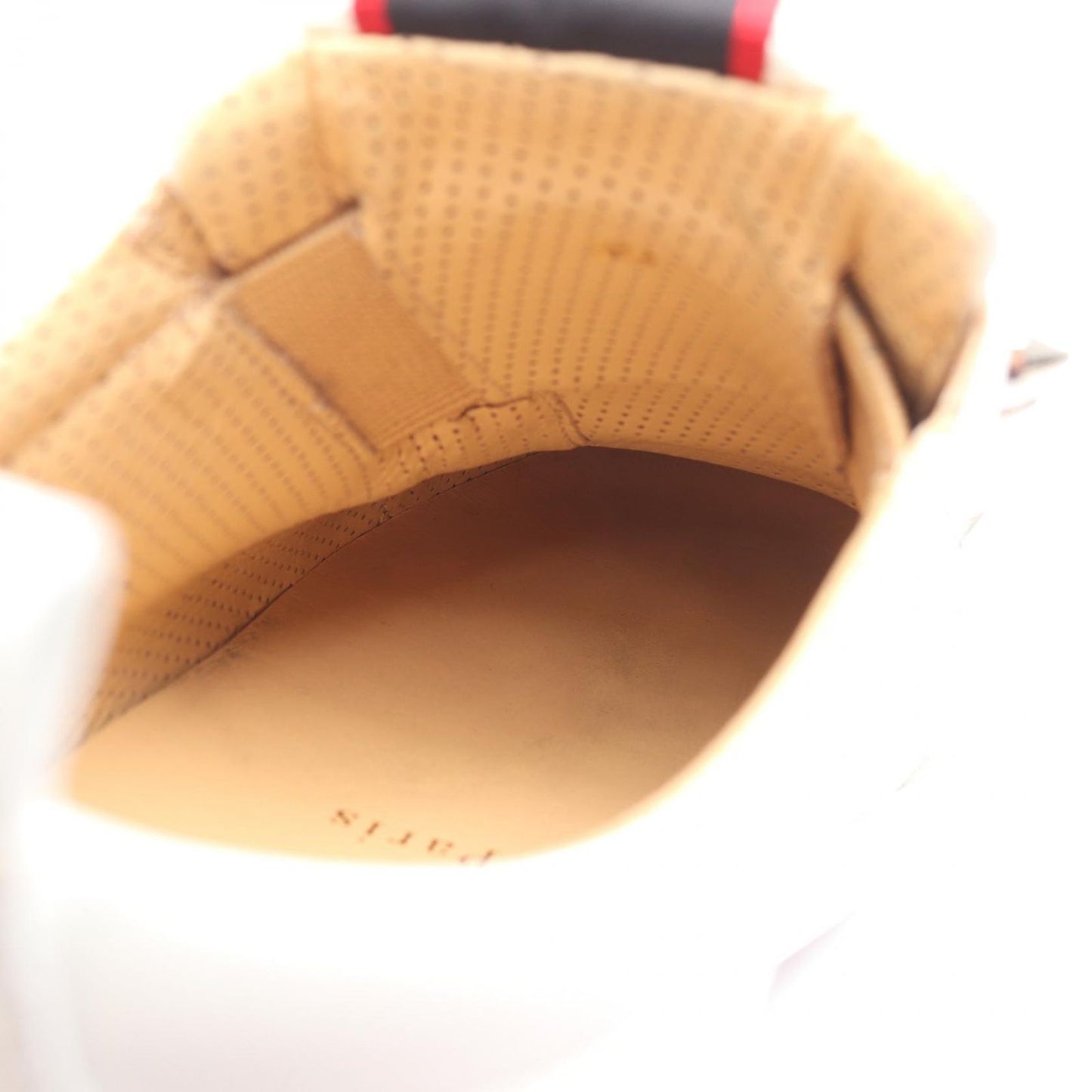 Christian Louboutin White Leather Slip-On Sneakers for Women