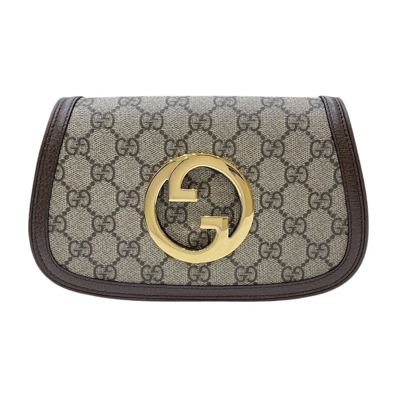GUCCI Blondie Belt Bag 703807 in Brown GG Supreme Canvas & Leather