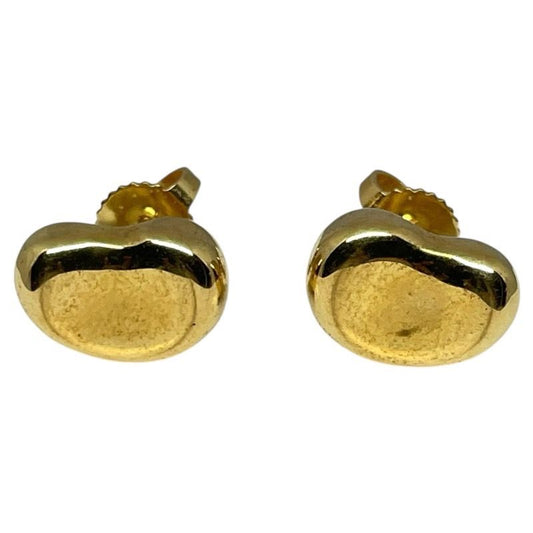Tiffany & Co. 750YG Bean Earrings - Exquisite Luxury
