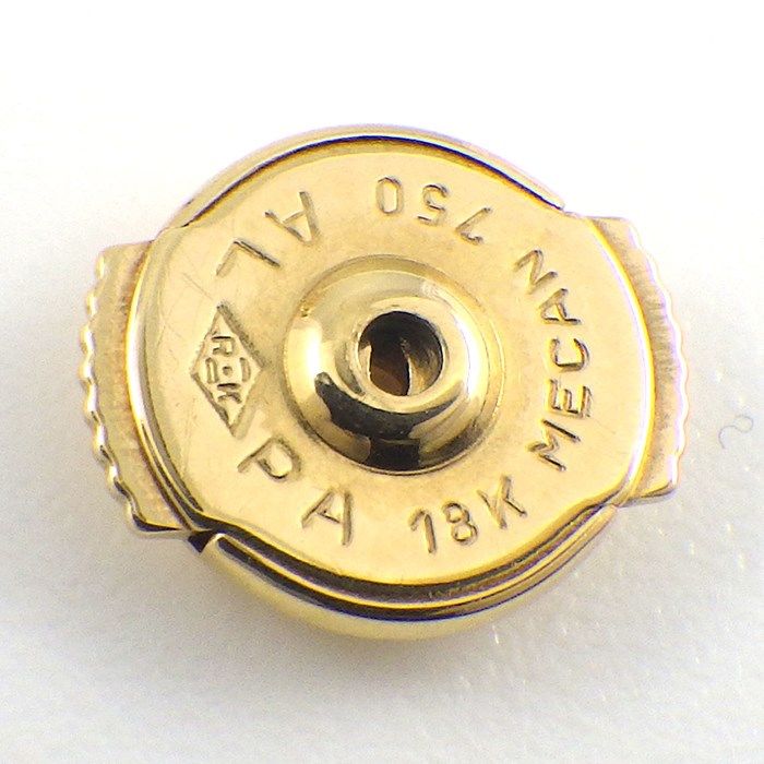 Cartier Panthère Ball Swing Drop Earrings in Tri-Color Gold with Diamonds