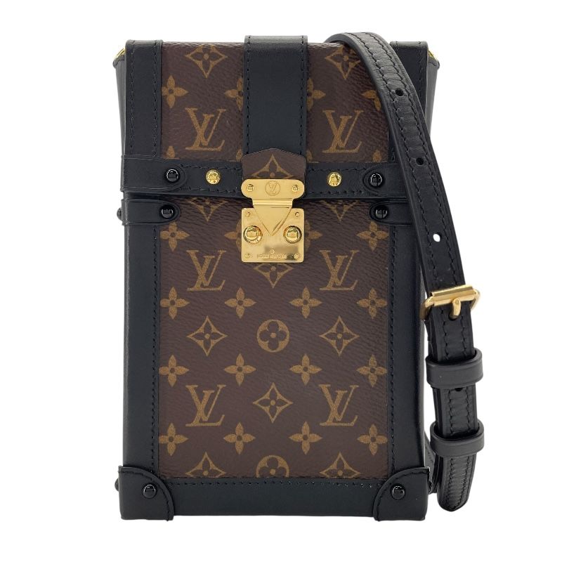 Louis Vuitton Monogram Canvas Pochette Trunk Vertical - Brown