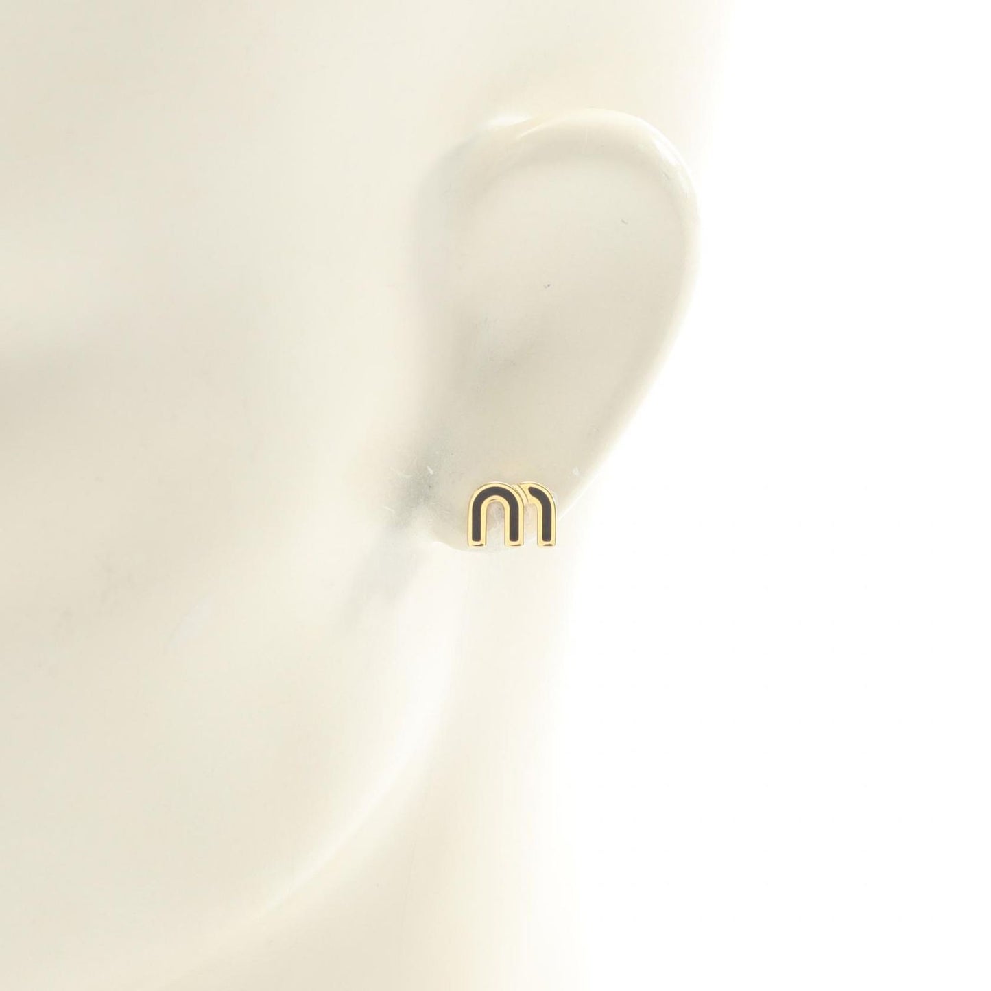 Miu Miu Gold Plated Earrings - Exquisite Luxury for Women