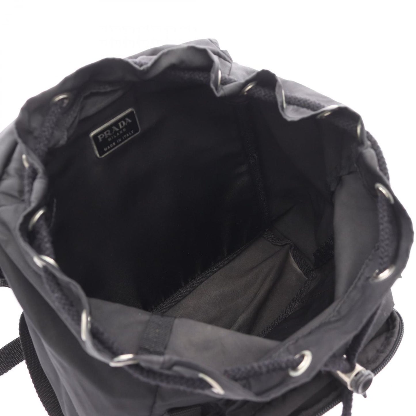 PRADA TESSUTO MONTAGN Black Nylon Backpack - Timeless Elegance