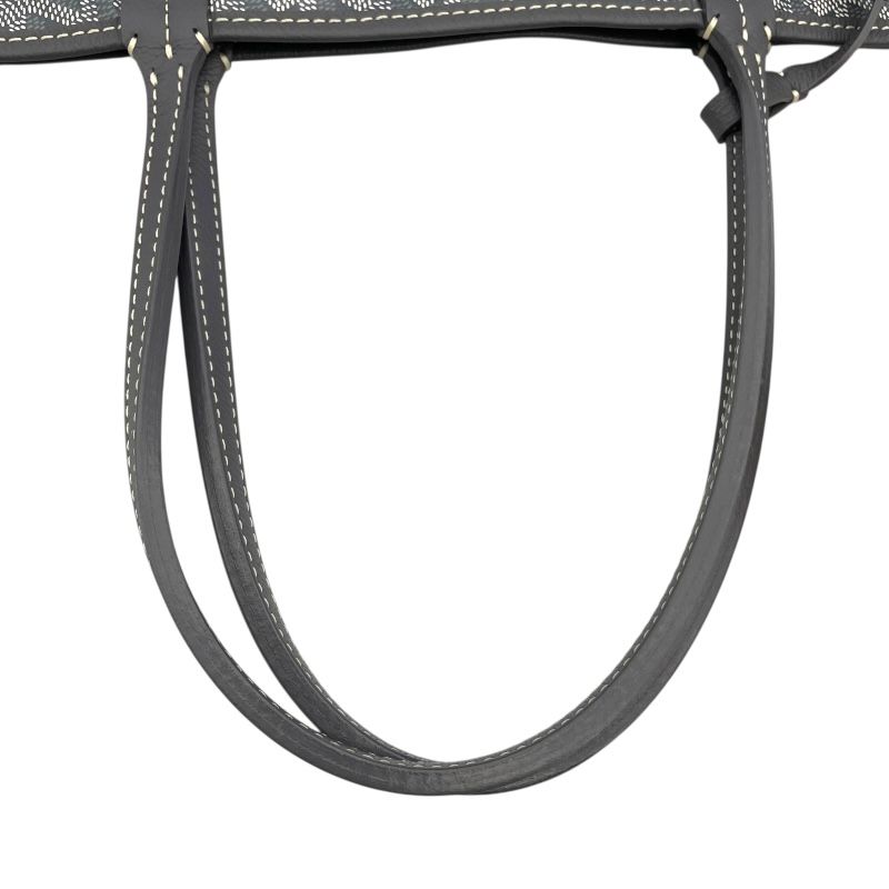 GOYARD Saint Louis PM Grey Goyardine Canvas Unisex Tote Bag