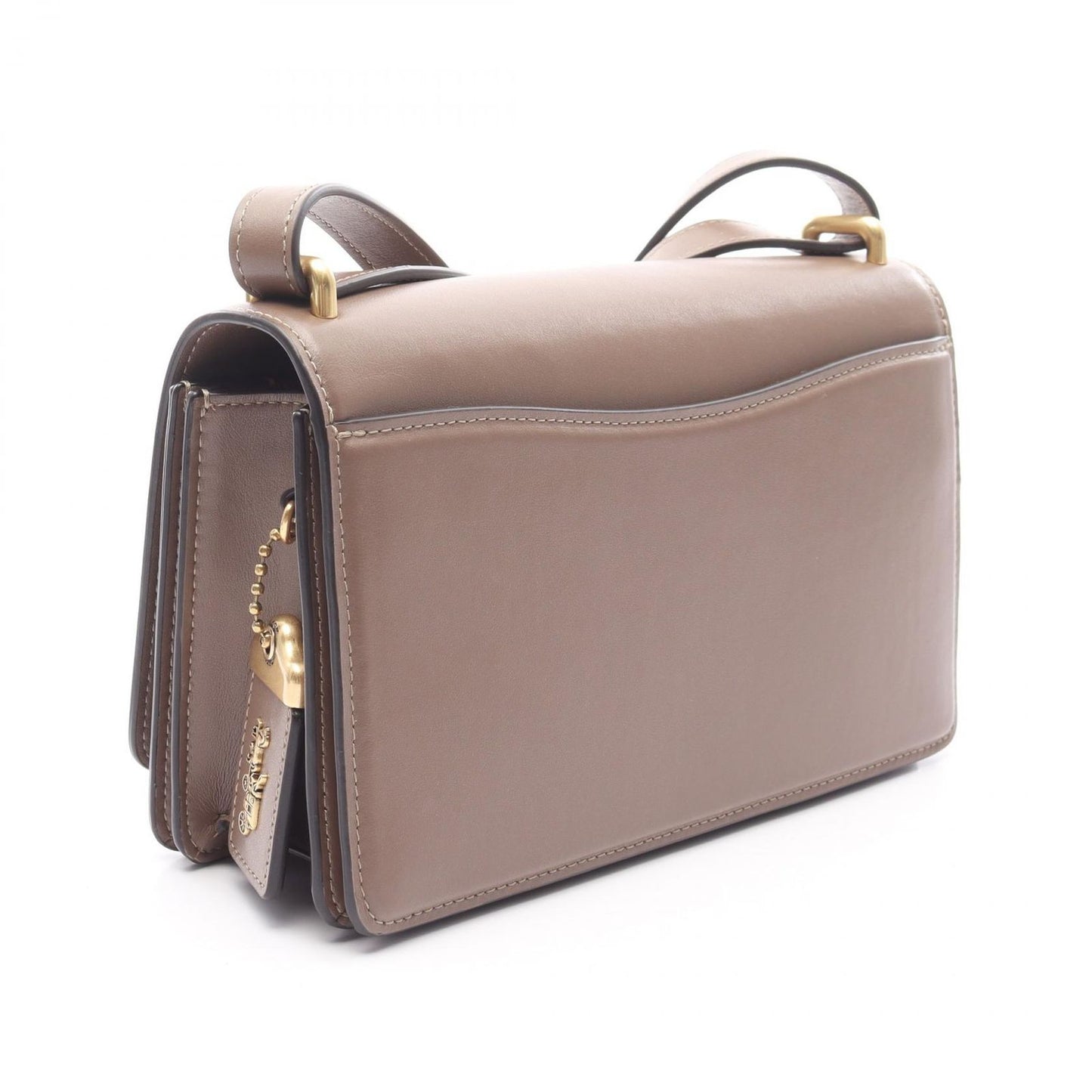 COACH Bandit Shoulder Bag in Greige Leather - Timeless Elegance