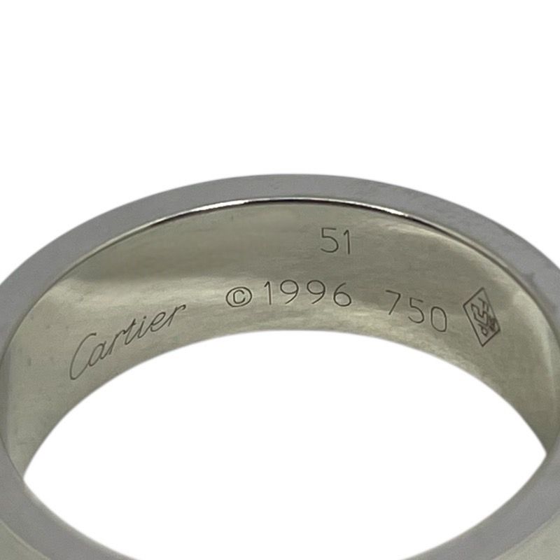 Cartier Love Ring in 750 White Gold - Timeless Elegance