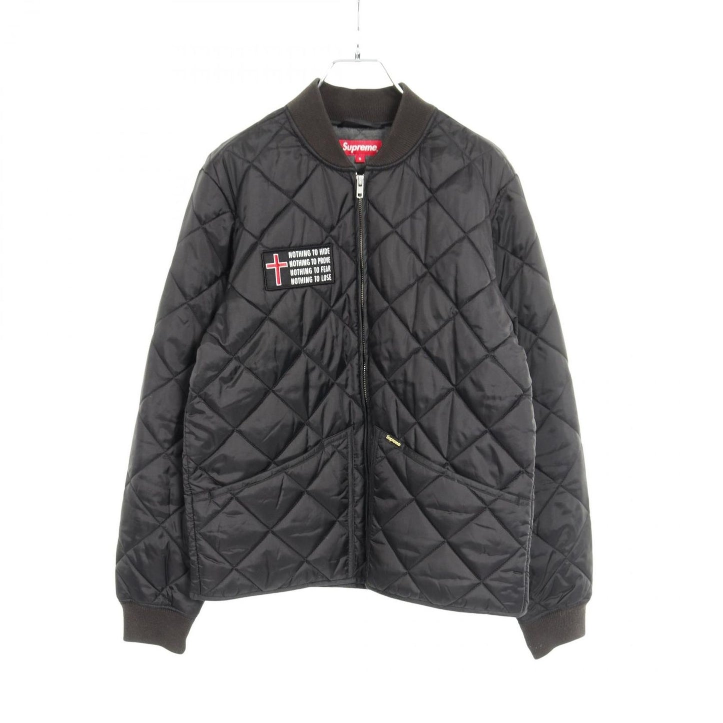 Supreme Quilted Work Jacket - Timeless Black Elegance