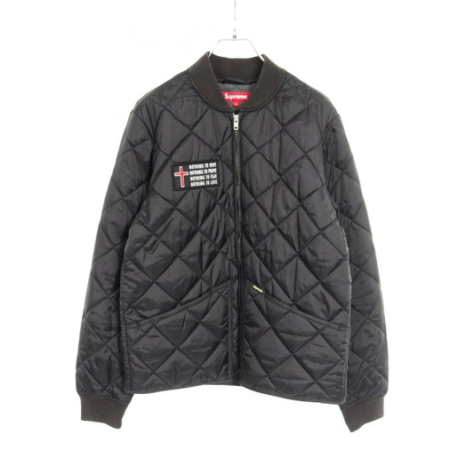 Supreme Quilted Work Jacket - Timeless Black Elegance