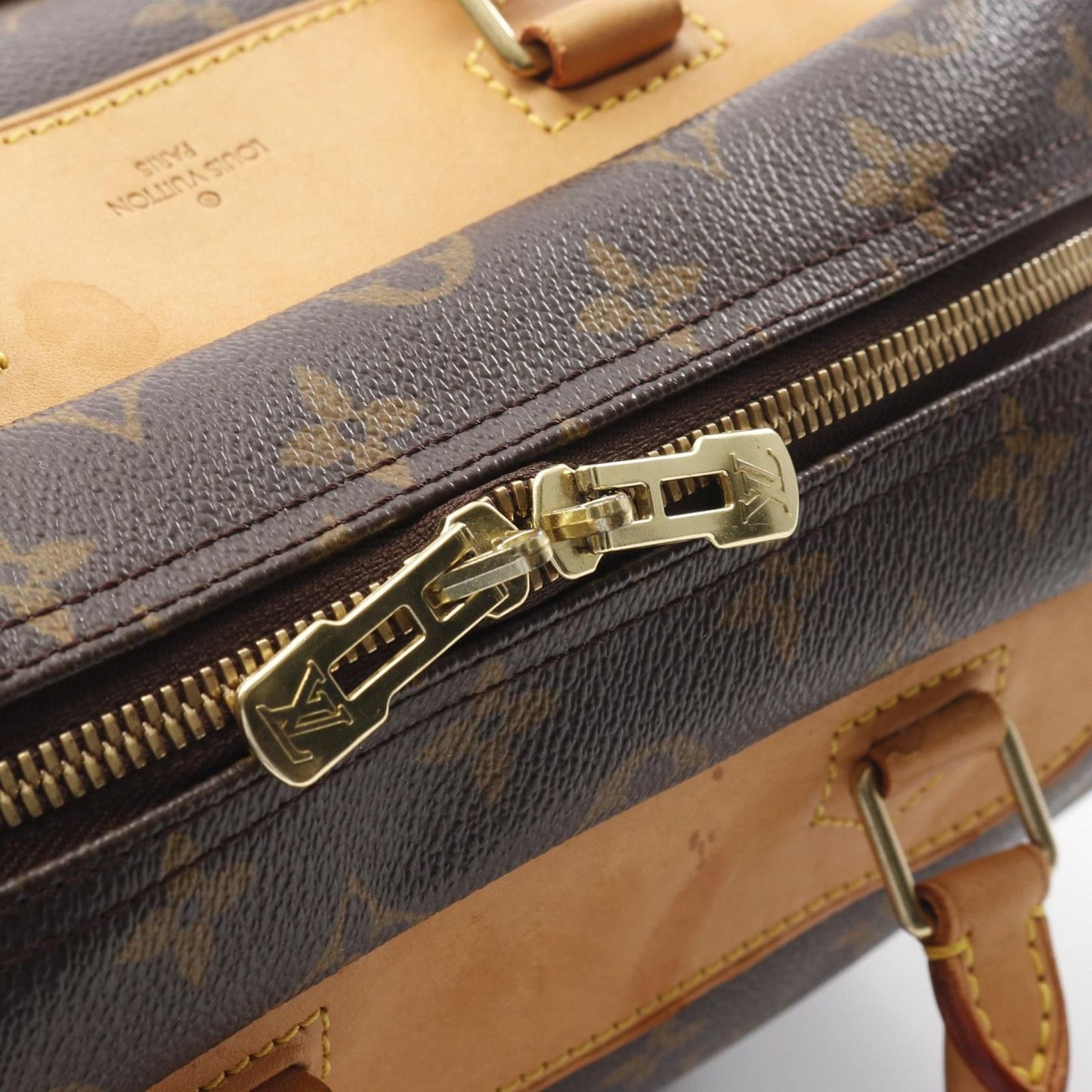 Louis Vuitton Deauville Bowling Vanity Monogram Handbag - Timeless Elegance