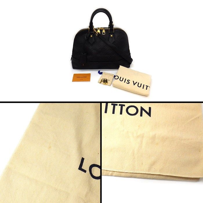 Louis Vuitton Neo Alma PM Handbag in Black Monogram Empreinte