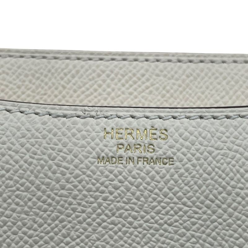 HERMES Constance 24 Nat Leather Shoulder Bag with Gold Hardware