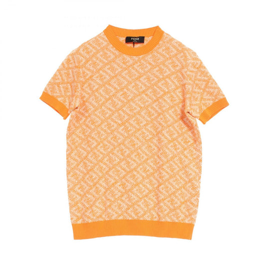 FENDI FF Logo Knit Sweater in Orange - Unworn Luxury Fashion