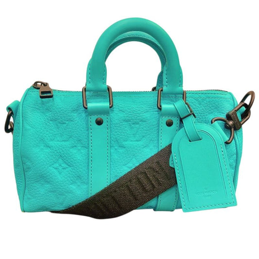 Louis Vuitton Key Pouch Bandouliere 25 Turquoise Trillon Handbag