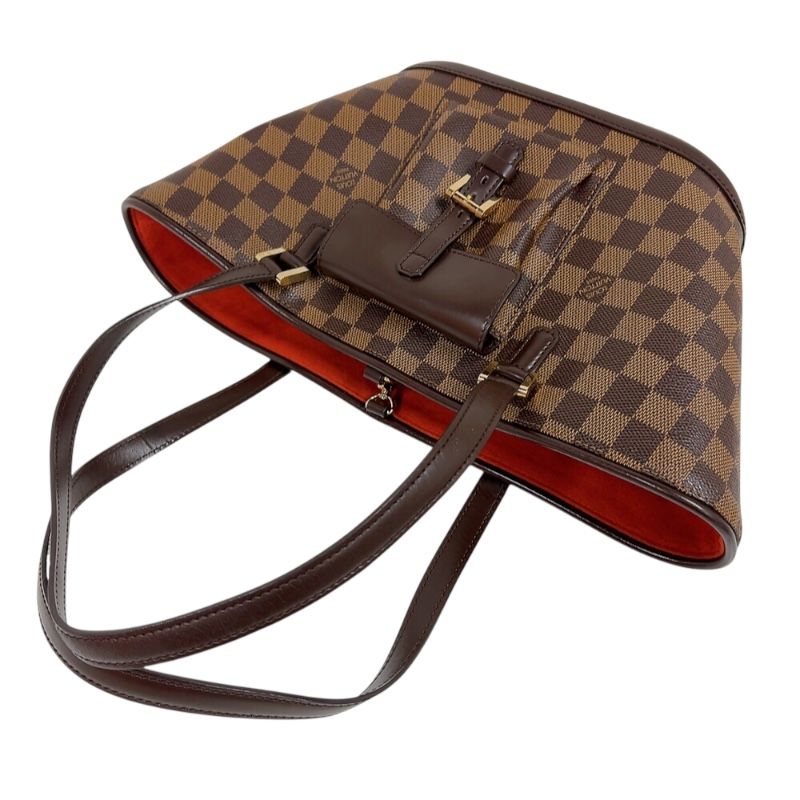 Louis Vuitton Monceau PM Handbag - Brown Damier Canvas with Gold Hardware