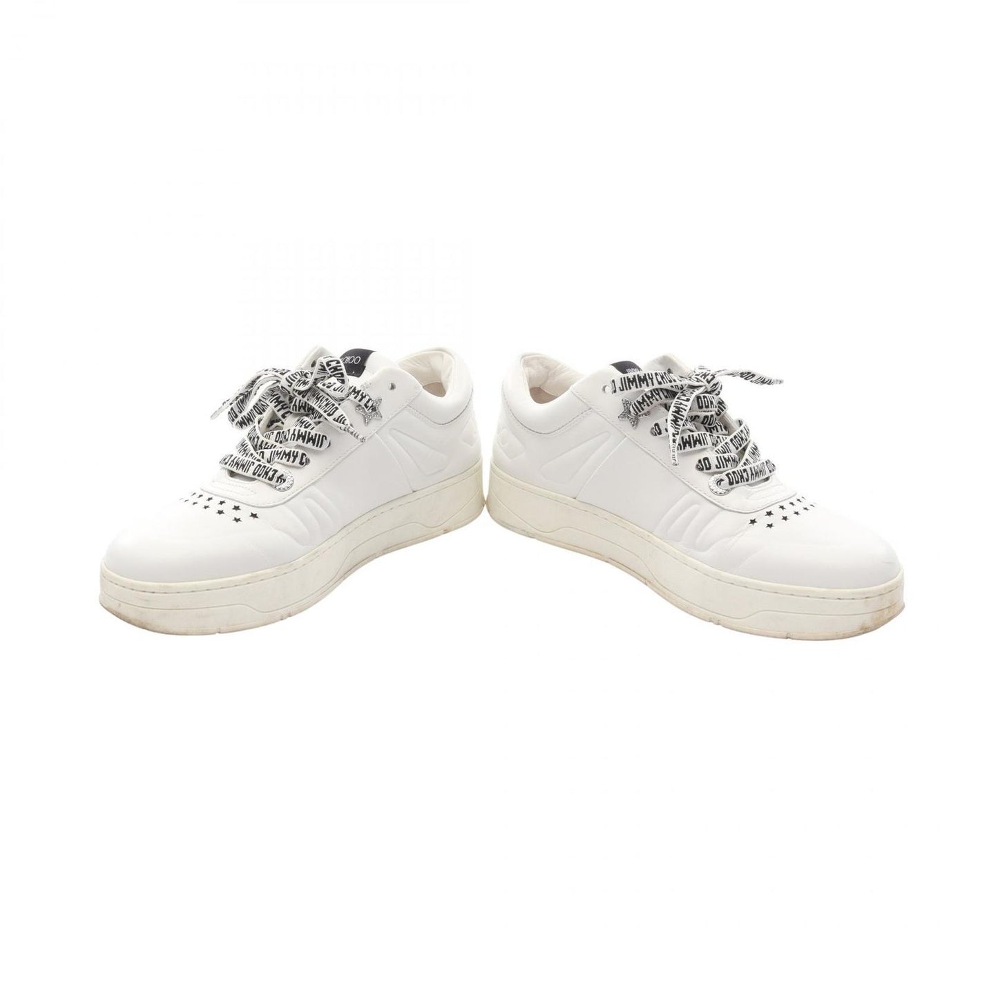 Jimmy Choo Hawaii Sneakers in White Leather - Timeless Elegance
