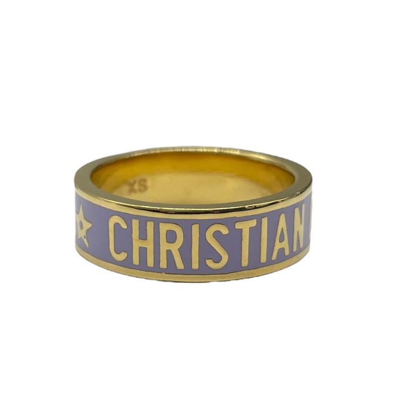 Christian Dior Code Triple Ring in Gold and Purple - Exquisite Craftsmanship