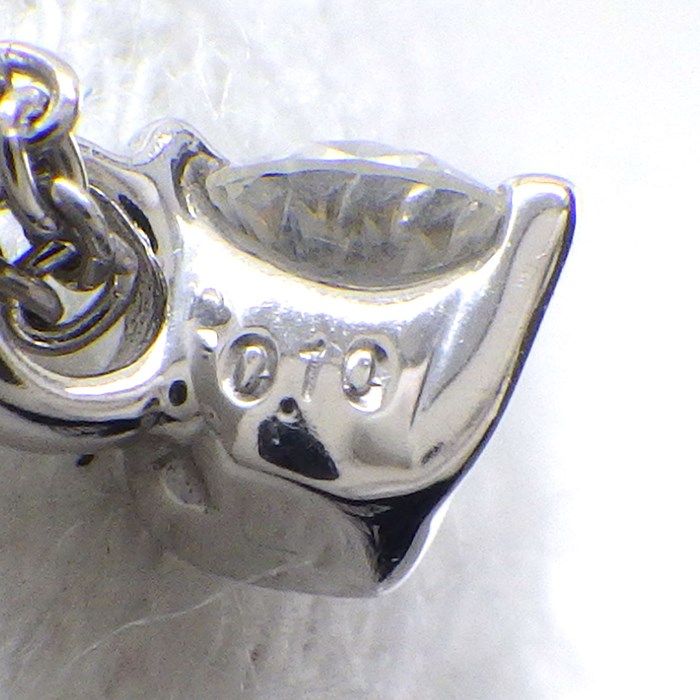 Ponte Vecchio Diamond Necklace 0.10ct in K18 White Gold