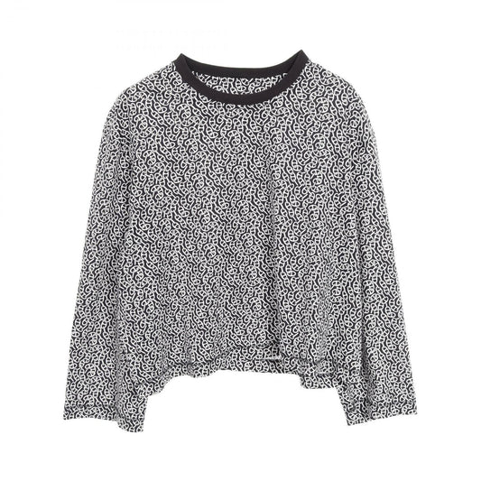 HERMES Naoussa Chaine Print Cotton T-Shirt - Navy - Size 42