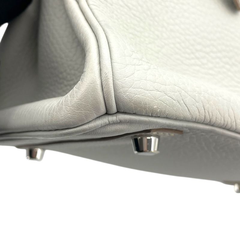 HERMES Birkin 30 in Gris Perle with Silver Hardware - Iconic Luxury Handbag