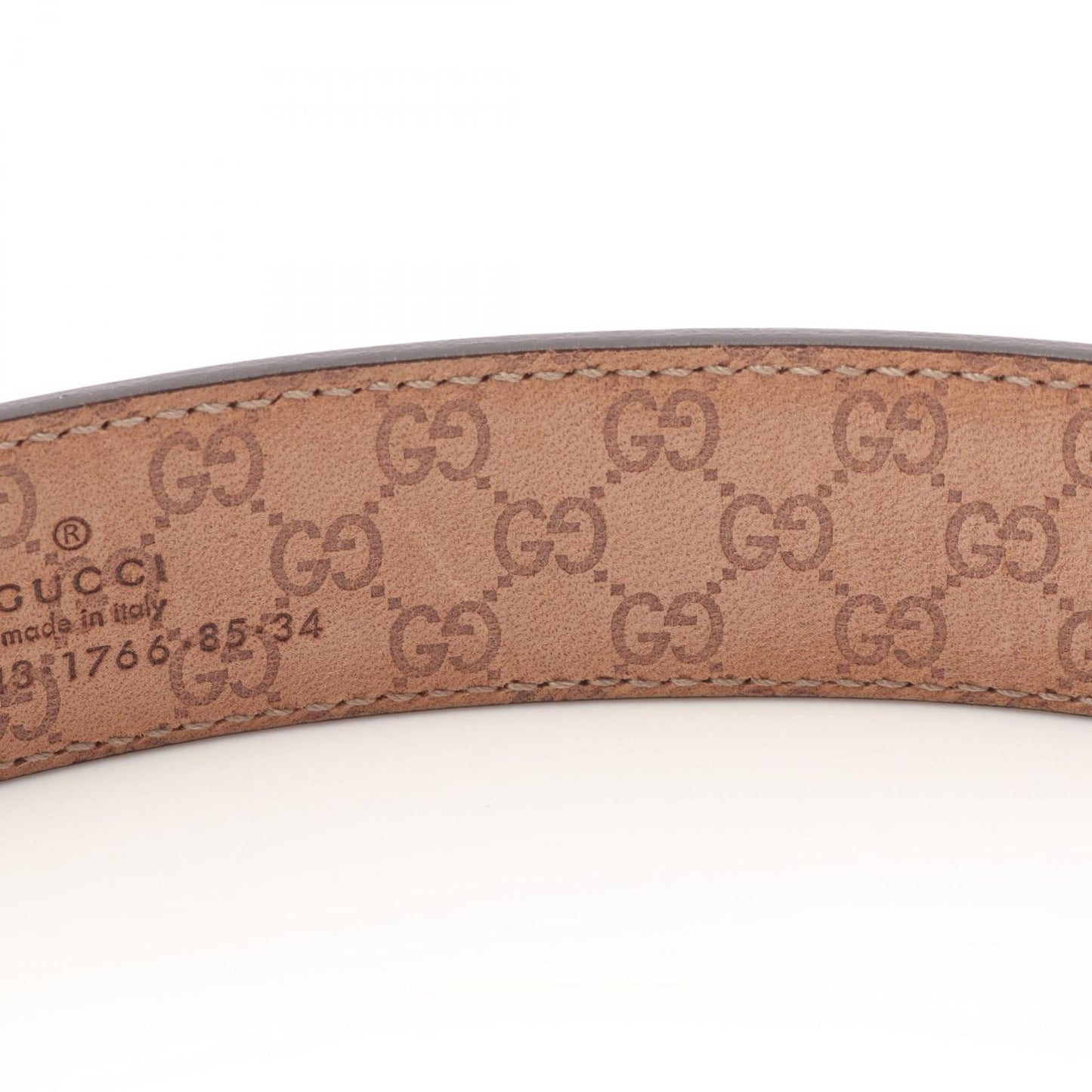 GUCCI GG Monogram Vitero Classico Leather Belt - Timeless Elegance