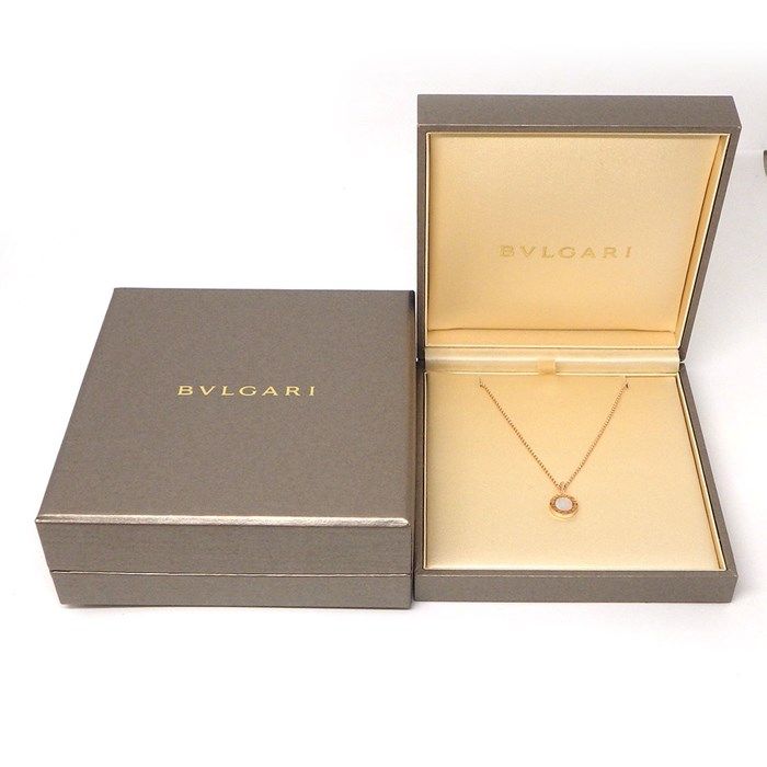 BVLGARI Bvlgari Necklace in K18 Pink Gold with White Shell