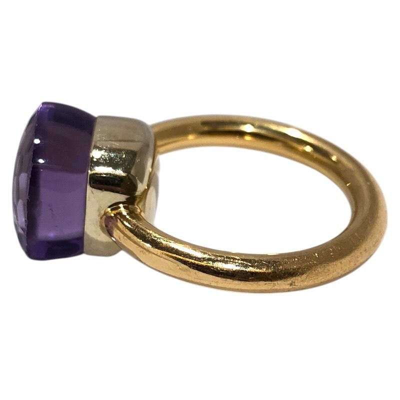 Pomellato Nude Classic Ring in 18K Yellow Gold with Amethyst