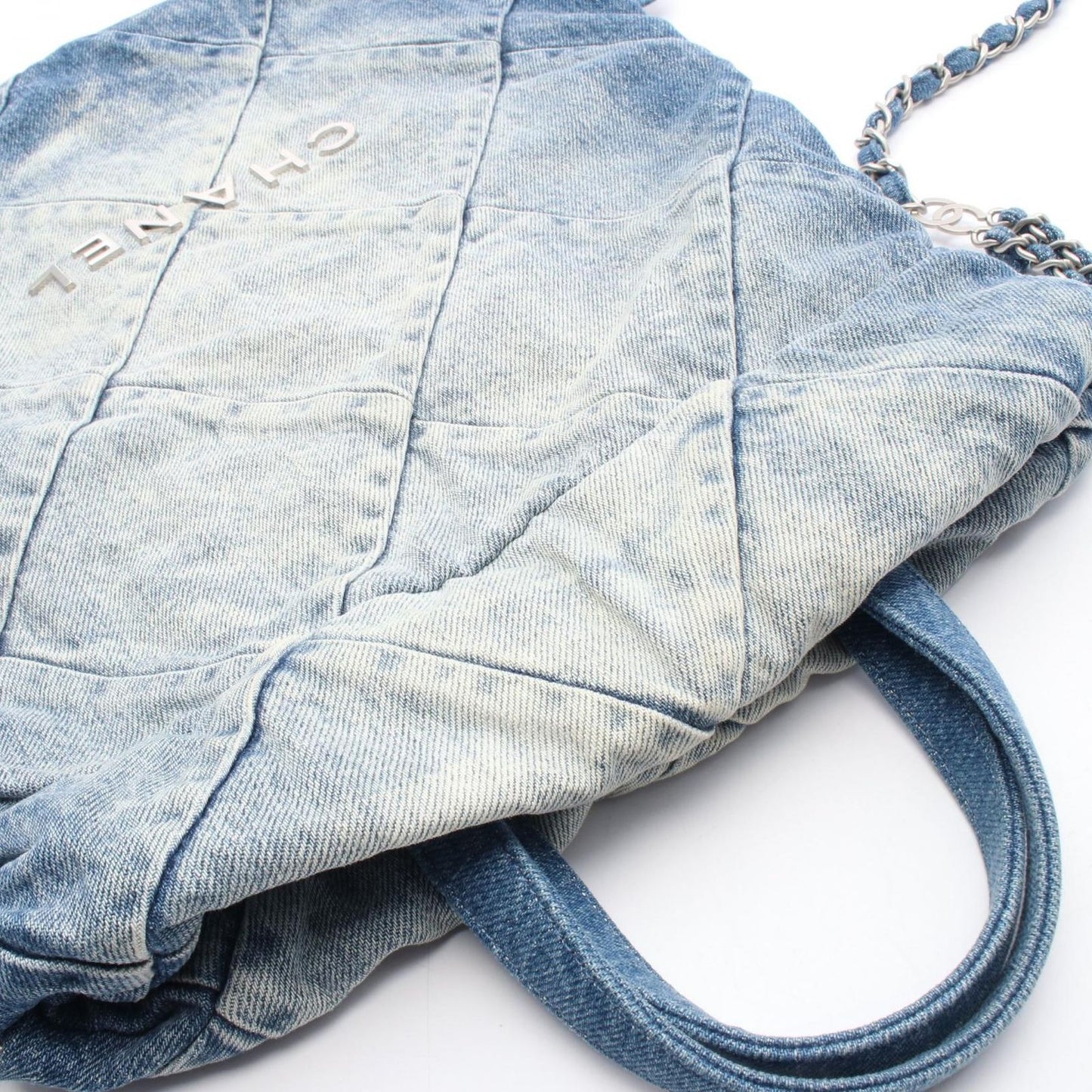 CHANEL 22 Denim Blue Backpack - Timeless Elegance