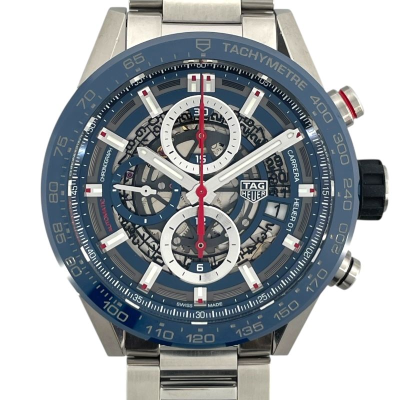 TAG Heuer Carrera Calibre 01 Chronograph - Blue Dial Automatic Watch