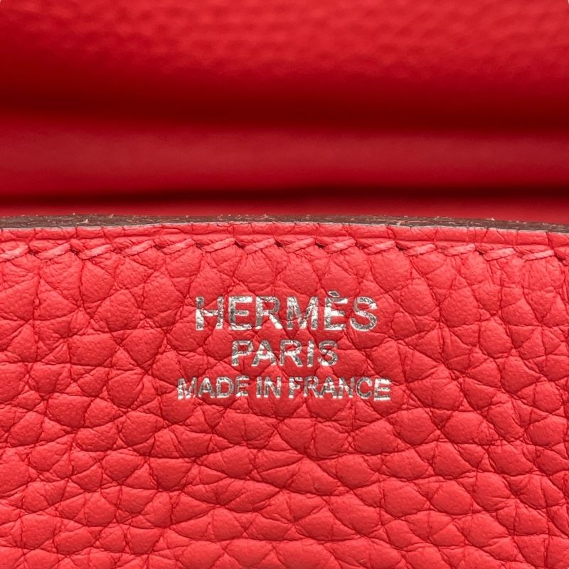 HERMES Lindy 30 Bougainvillea with Silver Hardware - Exquisite Craftsmanship