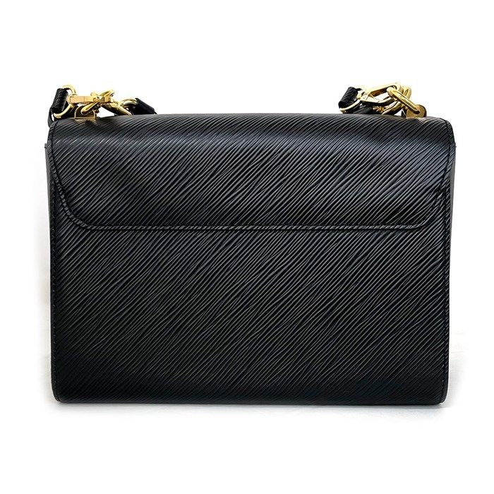 Louis Vuitton Twist MM Handbag in Black Epi Leather with Gold Hardware