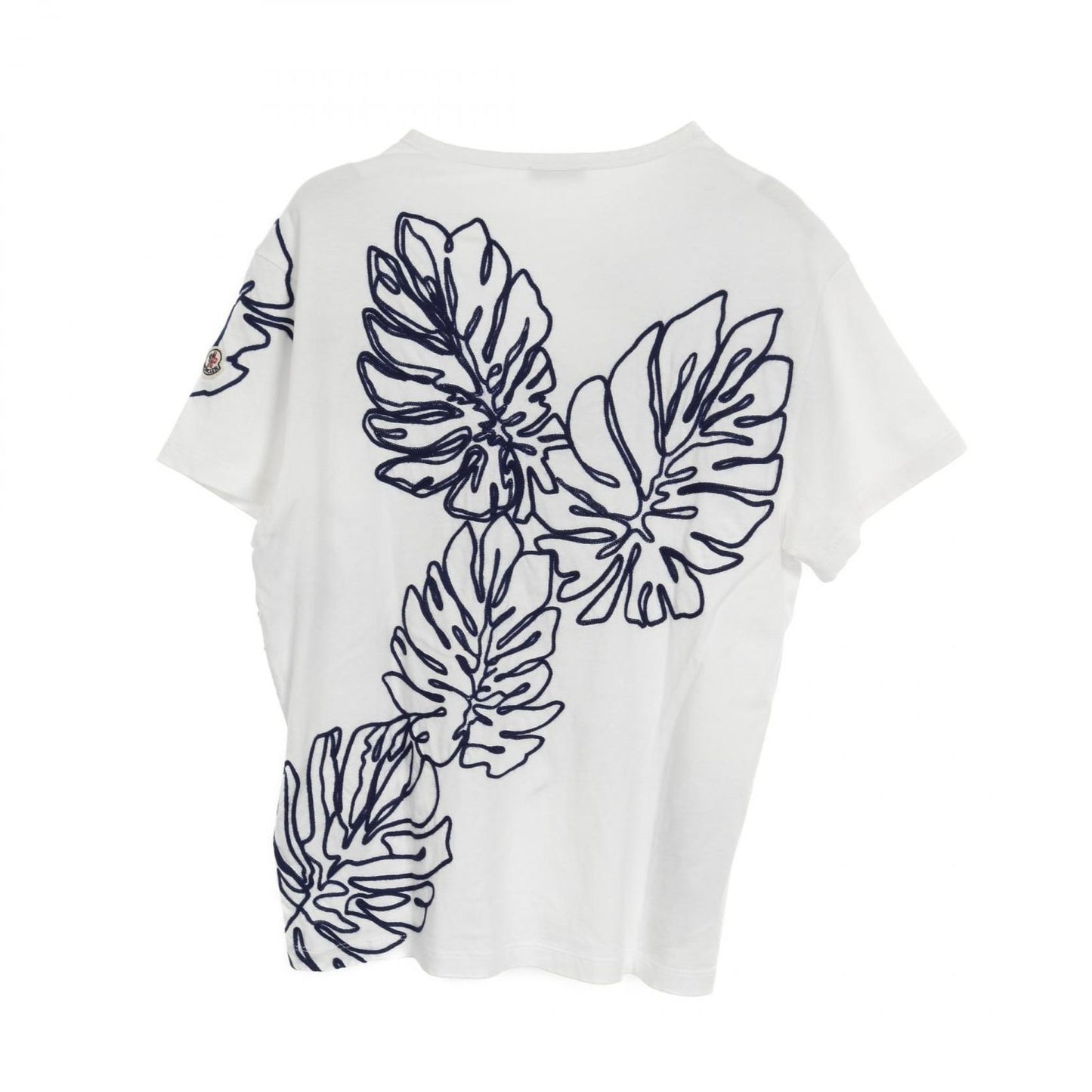 MONCLER Cotton T-Shirt in White - Timeless Elegance