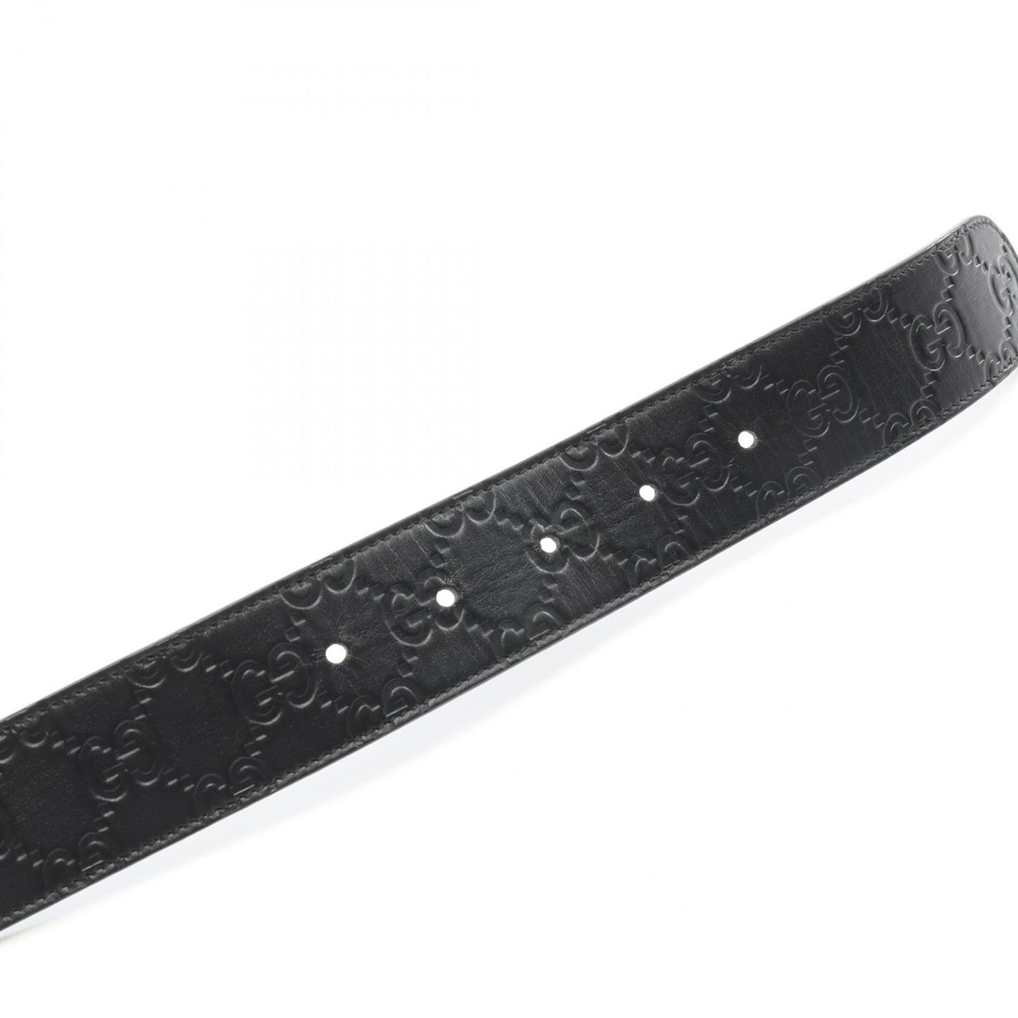GUCCI Signature Interlocking G Leather Belt - Timeless Elegance