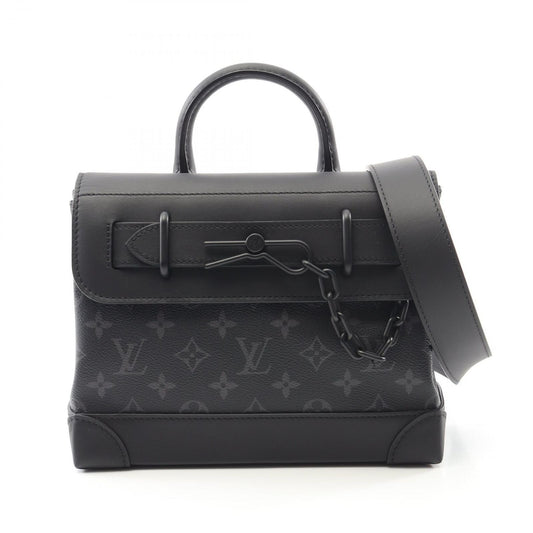Louis Vuitton Steamer PM Monogram Eclipse Handbag - Timeless Elegance