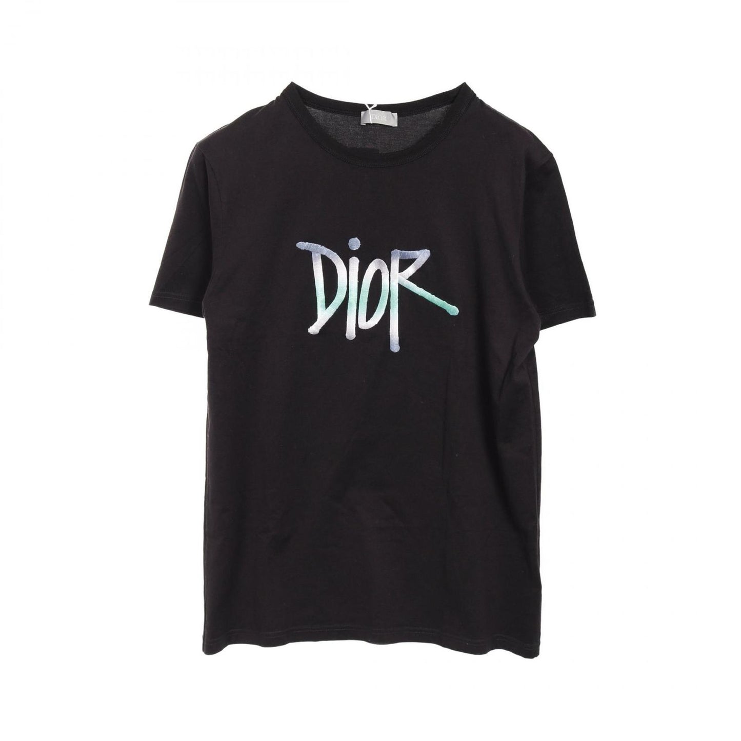 Dior x Shawn Stussy Black Cotton T-Shirt - Size S