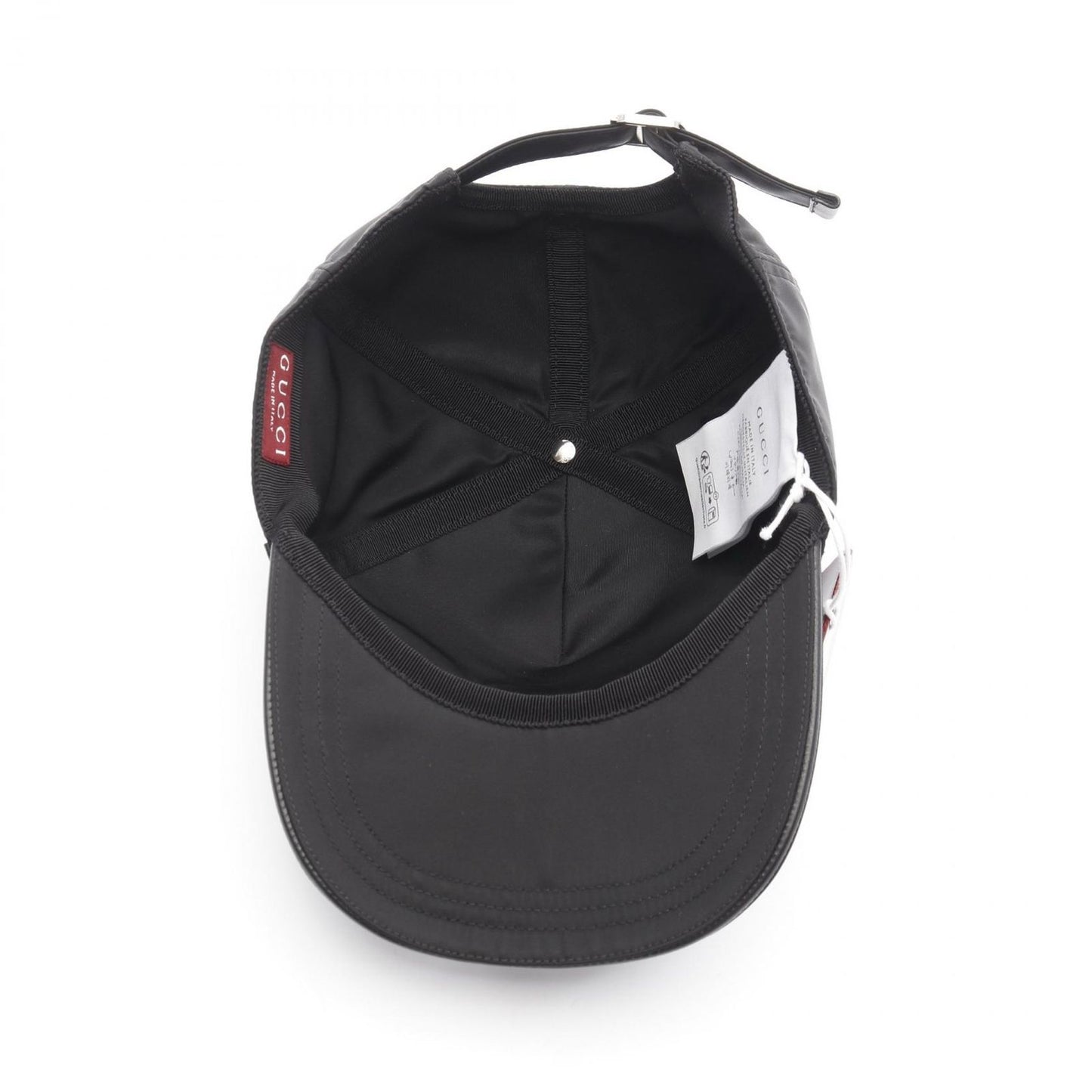 GUCCI Logo Nylon Cap - Black - Exclusive New Arrival