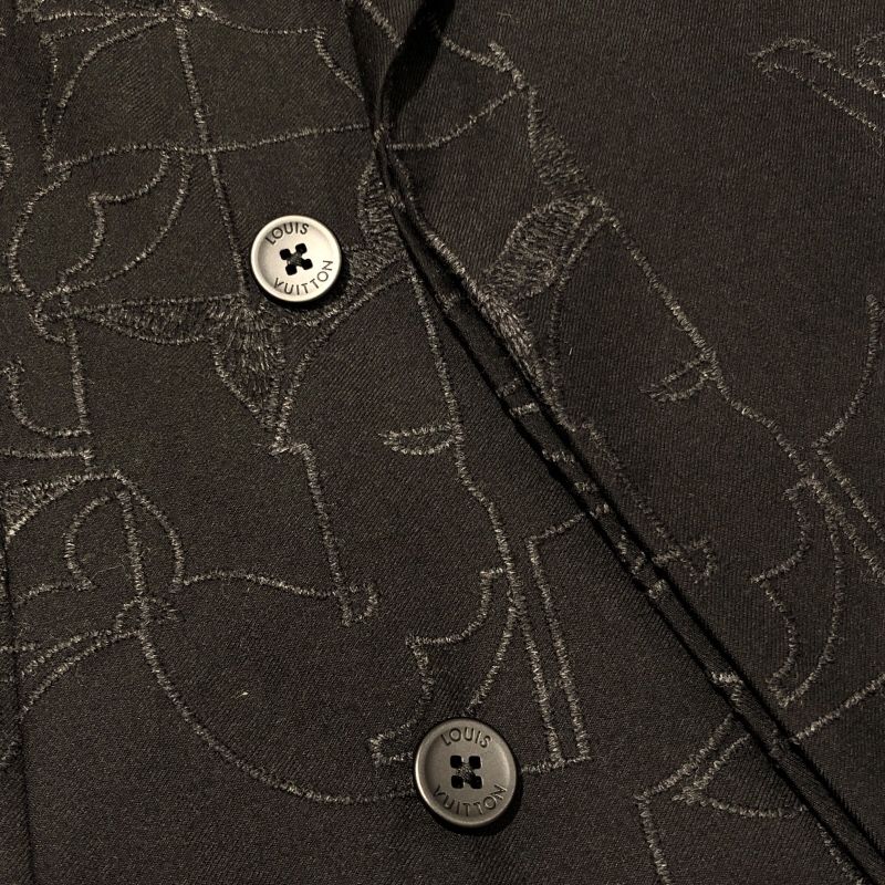 Louis Vuitton Tailored Jacket in Black Wool - Size 48